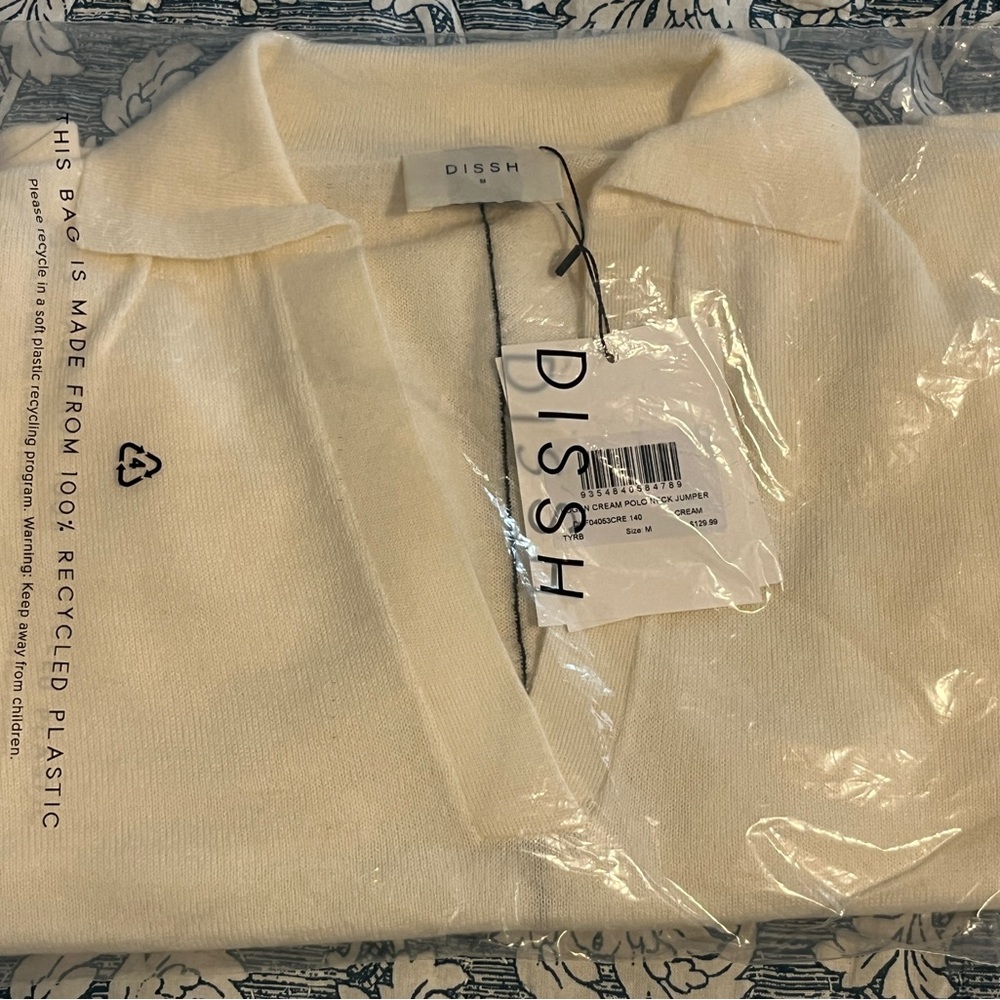 DISSH Cream Crew Neck Sweater